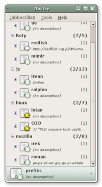Screenshot Jabberzilly